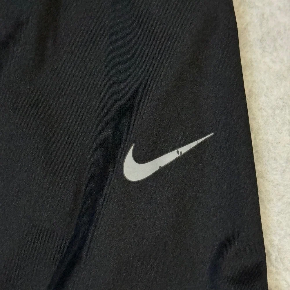 Nike Pro Combat Dri-FIT Mens Black Compression Tights 3/4 Leggings Large